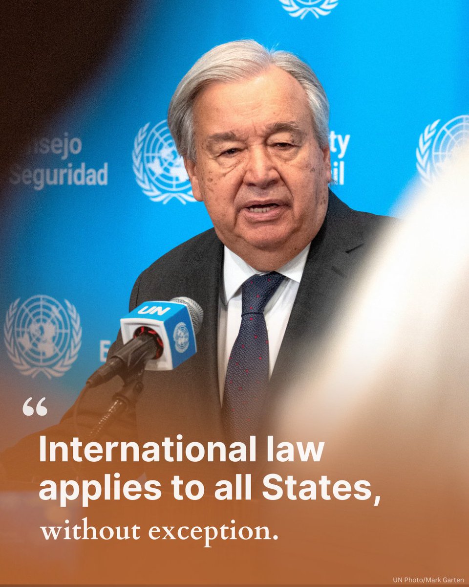 António Guterres tweet media