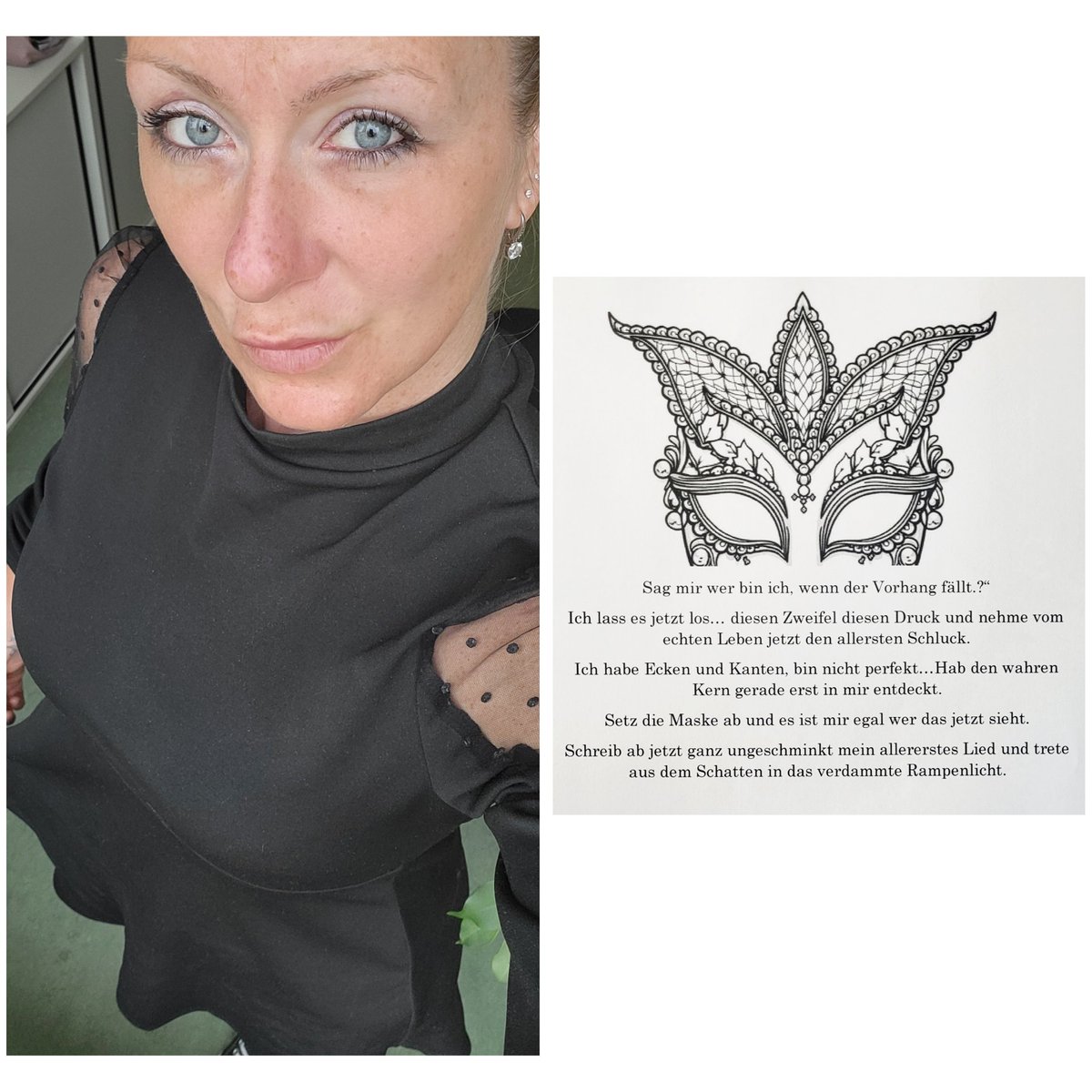 LilienBella's tweet image. (Ohne) Maske... Wer bin ich?

#evening #today #beauty #mindset #meme