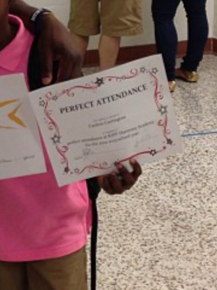 Perfect attendance two seasons in a row for Bub 👏