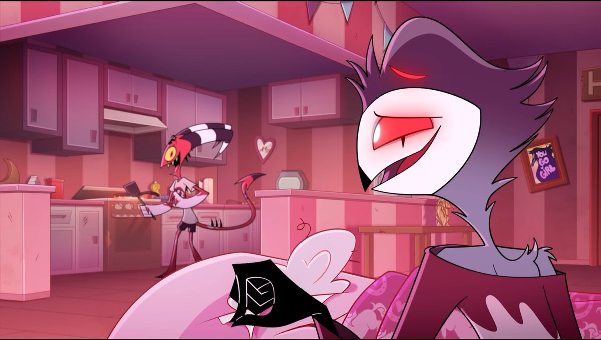 rodeorosebud's tweet image. the fact there’s actually people out there who think the season 2 finale nerfed blitz by turning him into “stolas’ housewife” as if making breakfast for someone out of gratitude for them saving your life makes you a housewife. 

blitz also becomes his boss in that same episode.