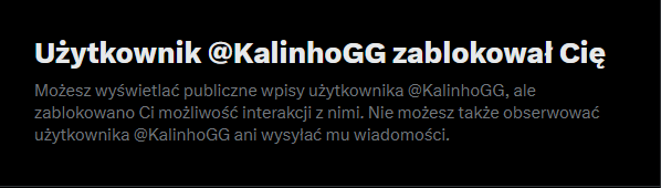 XD

W sumie to ani jednego personalnego ataku nie było, obydwa UG traktowane były tak samo a <a href="/KalinhoGG/">Kalinho</a> i tak popuścił gnojem na rzadko 🤡

NO NIC, W KOŃCU ZAATKOWAŁEM JEGO WYBITNEGO PARTNERA Z UG CZYLI <a href="/szyxuu/">szyxcv</a> Z KTÓRYM KALINHO ORAZ <a href="/UGPolska/">Underground CS2 Polska</a> MAJĄ WSPÓŁPRACE, MOŻE DLATEGO?
