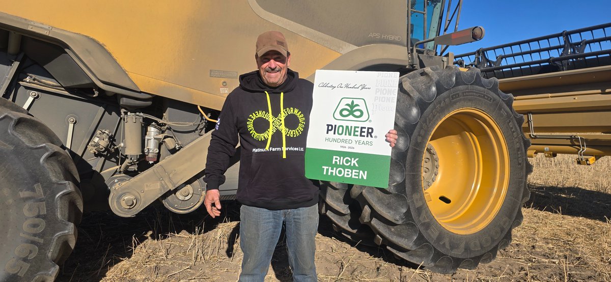 platinum1286's tweet photo. This year is the 100th Anniversary of the PIONEER Seed Brand. Its was an amazing year last year leading into this year with the introduction of our cutting edge 100 Series Canola. Thanks to all our customers, we hope we enjoy your 100 anniversary shed signs!
@PioneerSeedsCA https://t.co/RbXEIwOB00