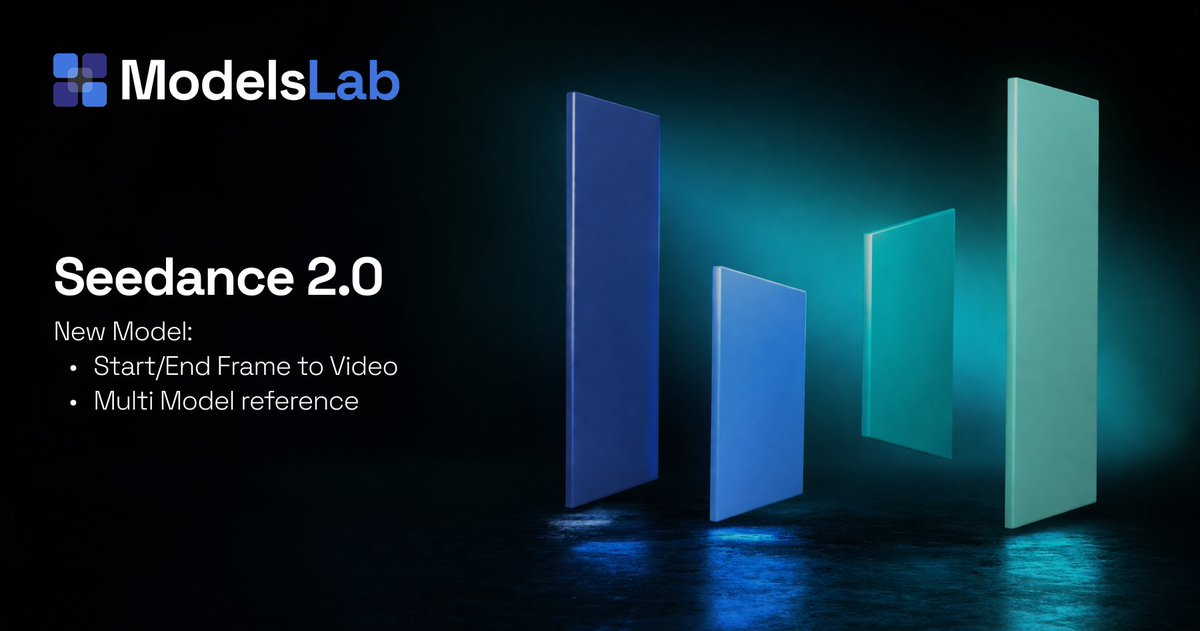 Models Lab tweet media