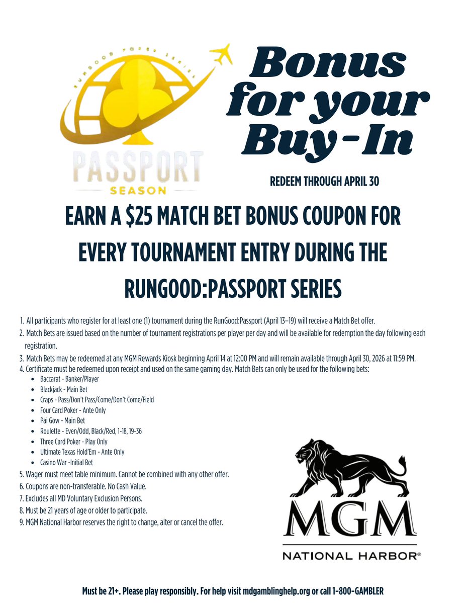 MGM National Harbor Poker tweet media