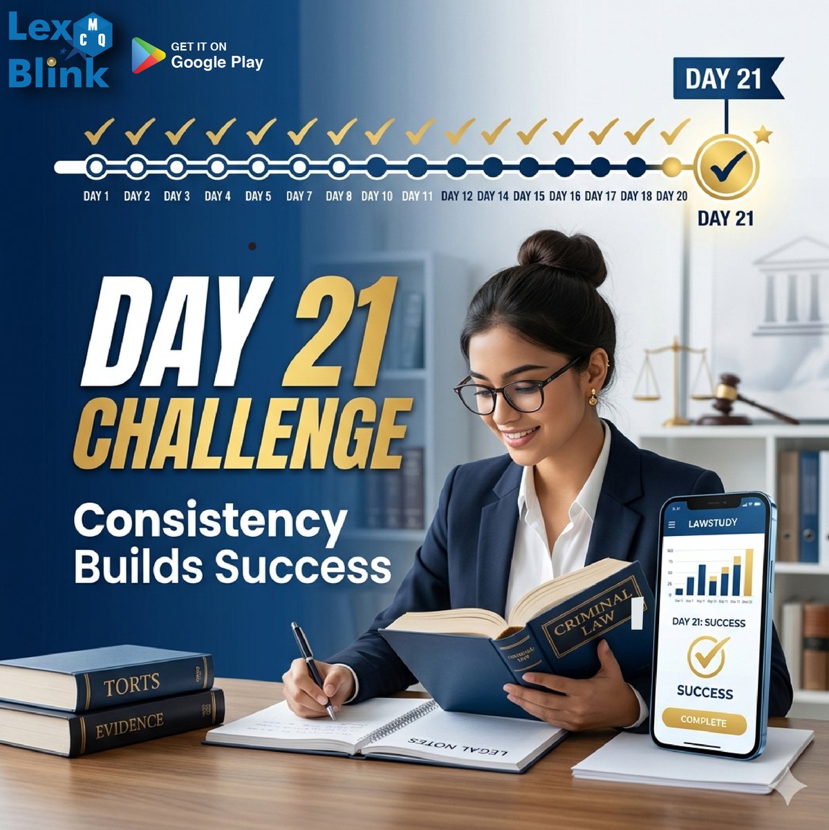 tabibahmed's tweet image. সাফল্যের চাবিকাঠি হলো ধারাবাহিকতা। (Consistency is the key to success.) ⚖️
✨ Are you ready to complete the Day 21 Challenge and transform your study habits?

#LawStudent #21DayChallenge #Consistency #LegalExams #BarCouncil2026 #StudyMotivation #আইনজীবী #বার_কাউন্সিল #সফলতা