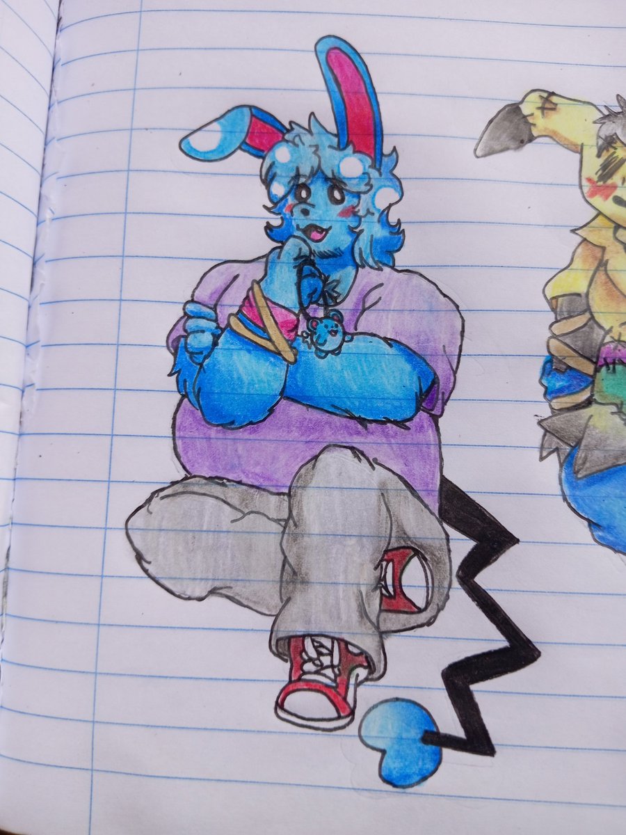 Igor_pitero's tweet photo. Un pequeño dibujo que hice de un oc de azumarill y mimikyu
#Pokémon #furry #furry_art https://t.co/a7N3LptNWe