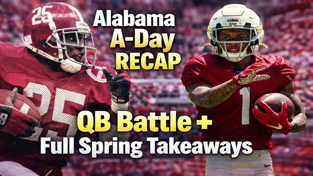 TheBamaStandard's tweet image. Final A-Day recap. Impact of Noah Rogers being out! Improvements needed for Bama! 🔥

We talk about TONIGHT with Derrick Lassic &amp;amp; DeMarcus DuBose! 💥 

📺: youtube.com/live/-Ue8L4Qxv…
⏰: 6PM CT

#CollegeFootball #RollTide #BamaFactor