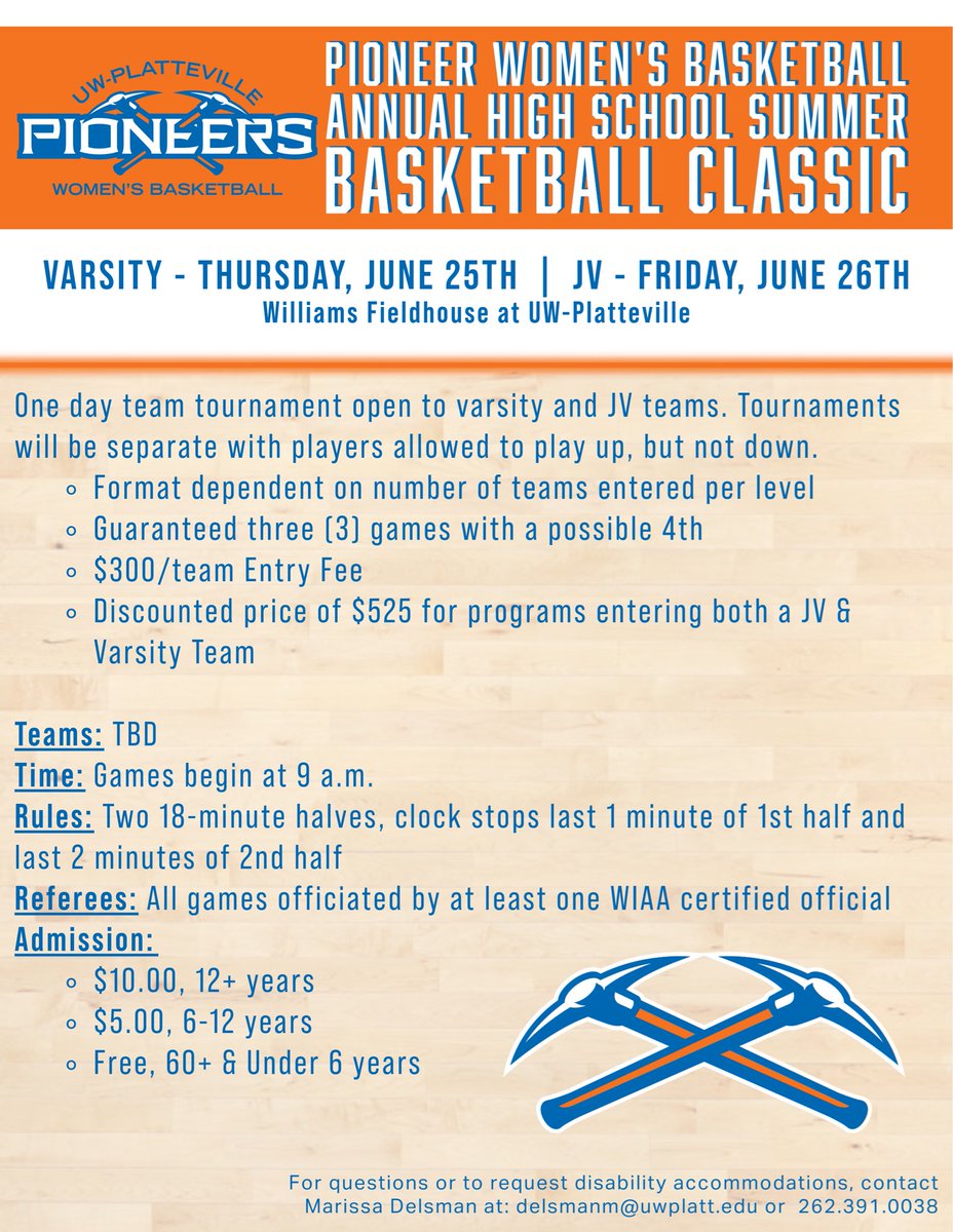 UW-Platteville Women’s Basketball tweet media