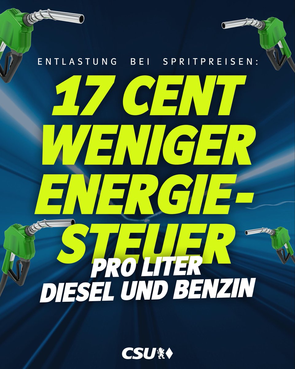 JahnTeam's tweet image. 💥ERWISCHT: ES SIND KEINE 17 CENT💥

#CDU/#CSU vermeldeten genauso wie die Massenmedien, das die #Energiesteuer um 17 Cent pro Liter gesenkt wird.

DAS IST EINE LÜGE!

Wie wir heute sehen sind es nur 14,04 Cent plus MWST. Dann sind es 17 Cent.

🦅#TEAMHEIMAT🇩🇪