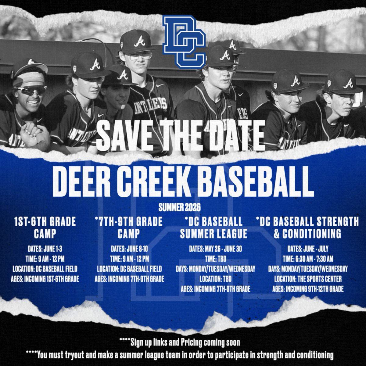 Deer Creek Baseball tweet media