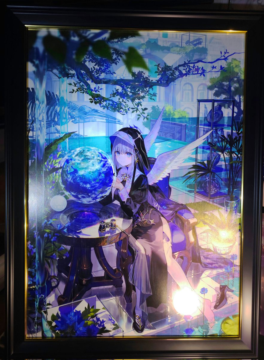 藤ちょこ　「第三惑星の部屋」絵師100人展 13 複製原画 藤ちょこさんの第三惑星の部屋の複製原画…やはりこれもめちゃくちゃ
