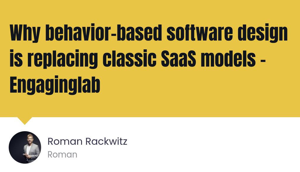 RomanRackwitz's tweet image. Artificial intelligence as a behavioral partner AI is not only used for automation, but also for individual support. It recognizes patterns, offers proactive help and adapts to user behaviour.

Read more 👉 engaginglab.com/en/warum-verha…

#gamification #ExperienceDesign #Business