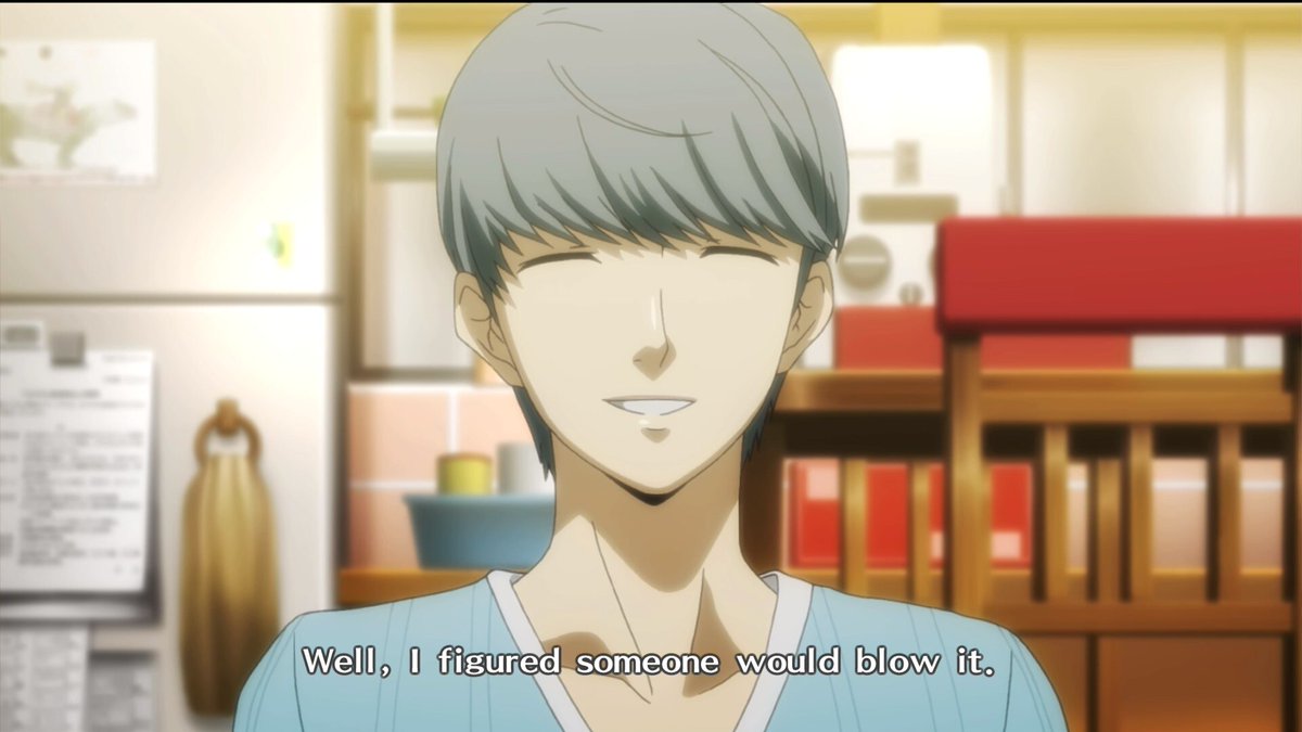 I should've waited for at least a week before starting Trails, because mentally/spiritually I'm still in Inaba, Persona 4 really fucked me 🥹#AzaP4G