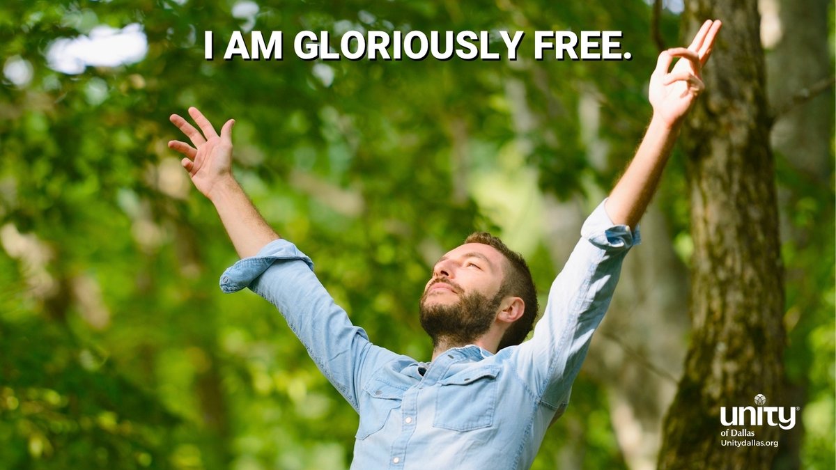 Freedom

“I AM GLORIOUSLY FREE.”- DailyWord.com

#DailyWord #Unity #UnityDallas #Freedom