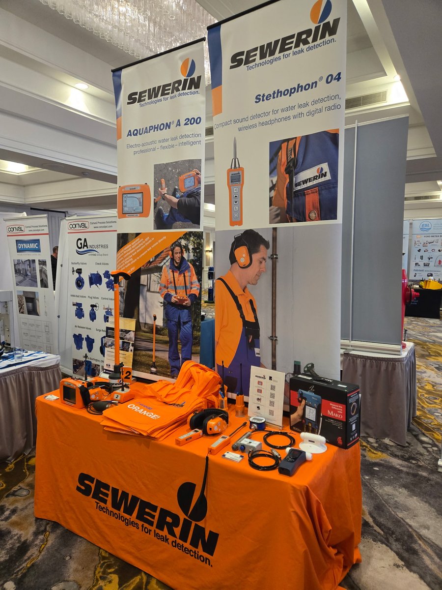 Stop by our booth at the Georgian Bay OWWA tradeshow today!

#OWWA #GeorgianBay #Sewerin #WaterLeakDetection
