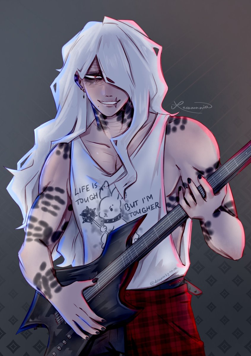 Rocker Tomura Shigaraki is here 🎸

Speedpaint of this piece is now live on YouTube! Link in the thread below👇

#tomurashigaraki #mha