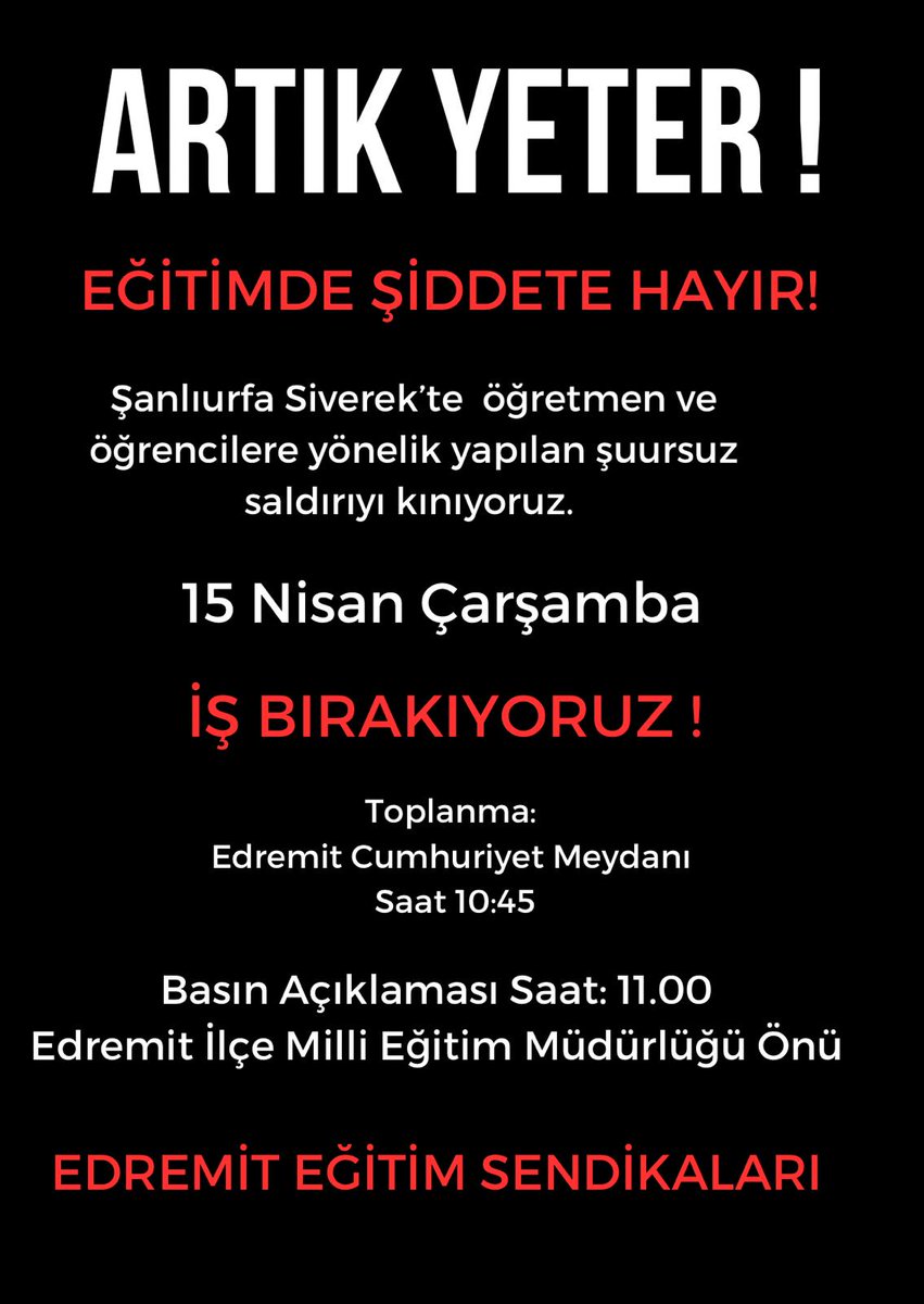 Nihat Aydın Eğitim Söz-Sen Genel Başkanı tweet media