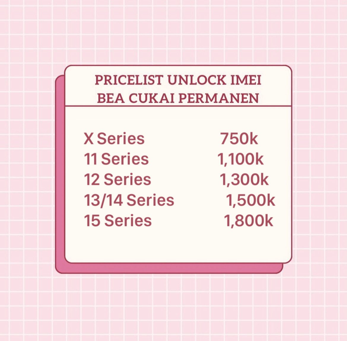 TinstoreN's tweet image. Jasa Unblock IMEI iPhone Inter Harga Murah Bersahabat, Dijamin Fast 24 Jam
#iphone #unblockimei #imei #iphoneinter #beacukaiiphone #iphonebeacukai