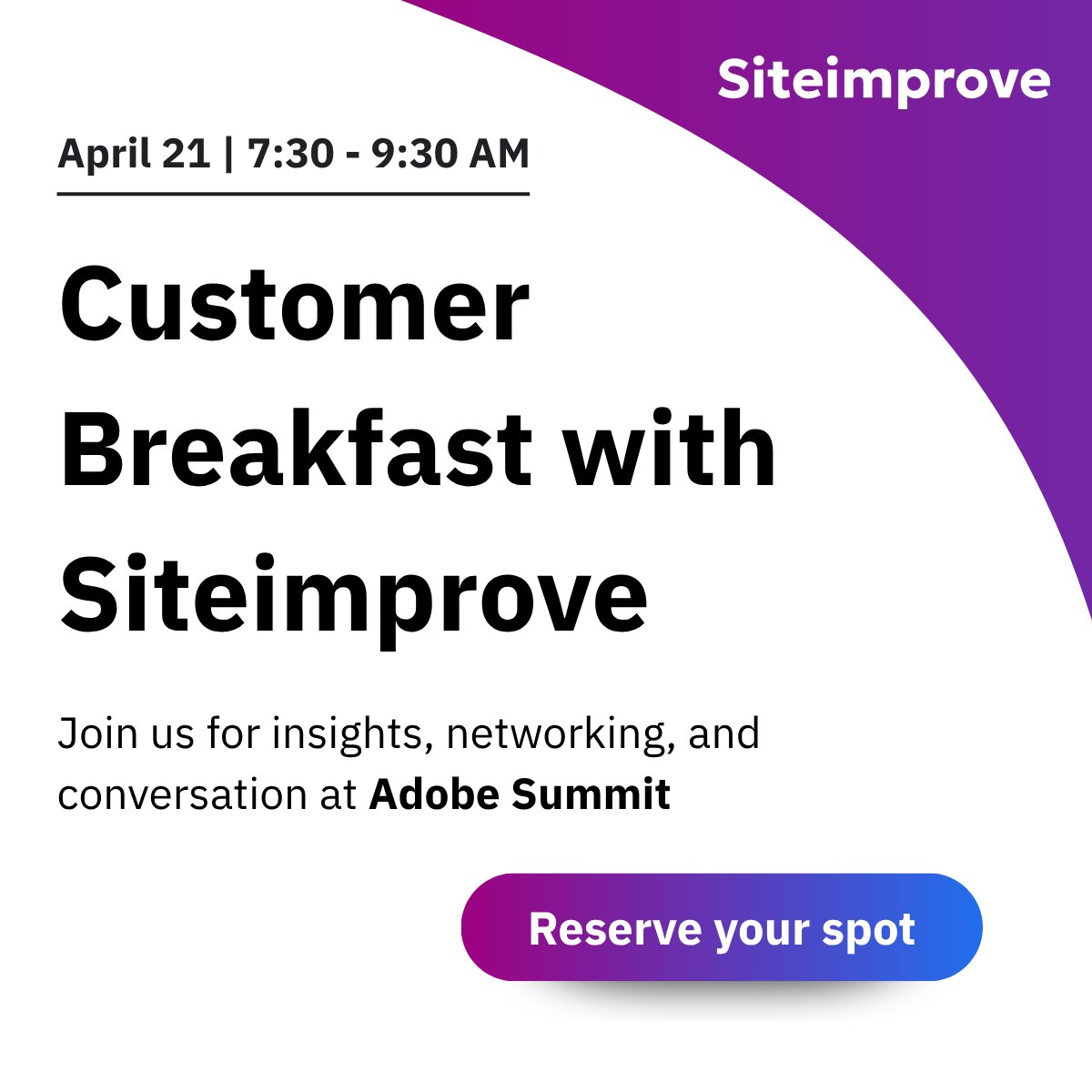 Siteimprove tweet media