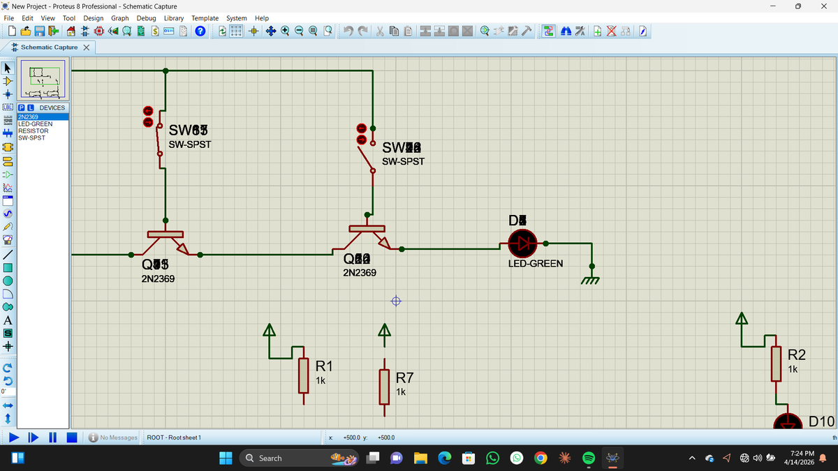 Today's work on Proteus no wan Progress oo 😂🙂 

Buh we thank God Sha 🥲

Started the day with Proteus and finished the day with Soldering 96 LED and 96 Resistor 😫