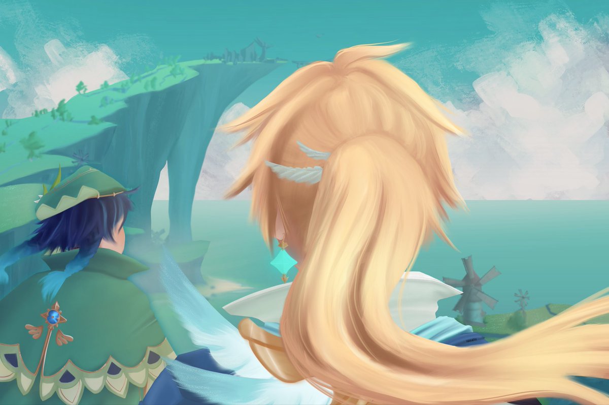 roevith's tweet photo. #genshinimpact #venti #aether #Genshinfanart https://t.co/XJaPq1FQQ6
