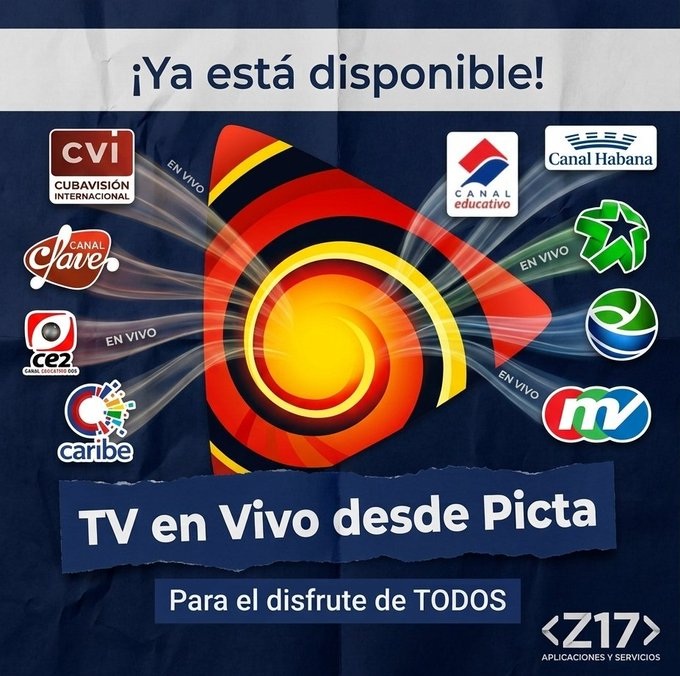 LimontaFrometa's tweet photo. 💥 ¡Disponible nueva actualización de Picta!

👉 Televisión en vivo, incluidos canales HD.
👉 Pago de suscripción a través de Enzona y Transfermovil.
👉 Cartelera de todos los canales.
👉 Rentar contenidos.
👉 Reportar errores desde tu perfil.

#ConectadosALoNuestro https://t.co/0JAHsQTxVi