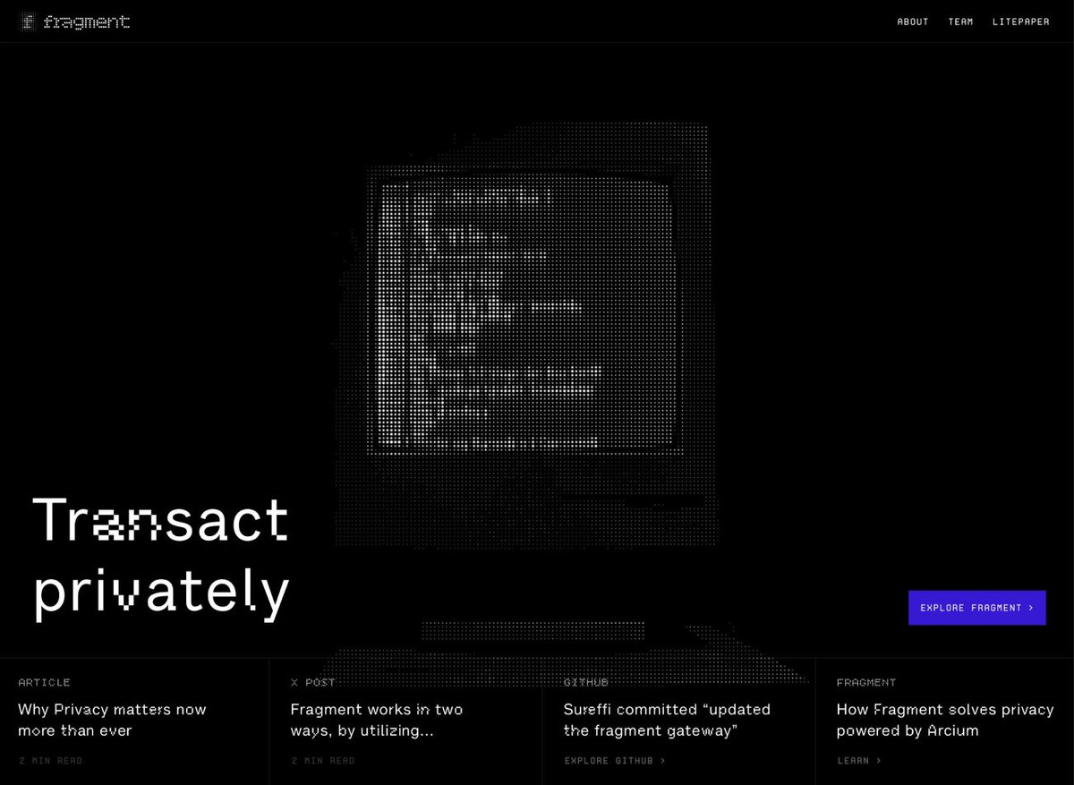 Fragment (@fragmentdotcash) / Posts / X