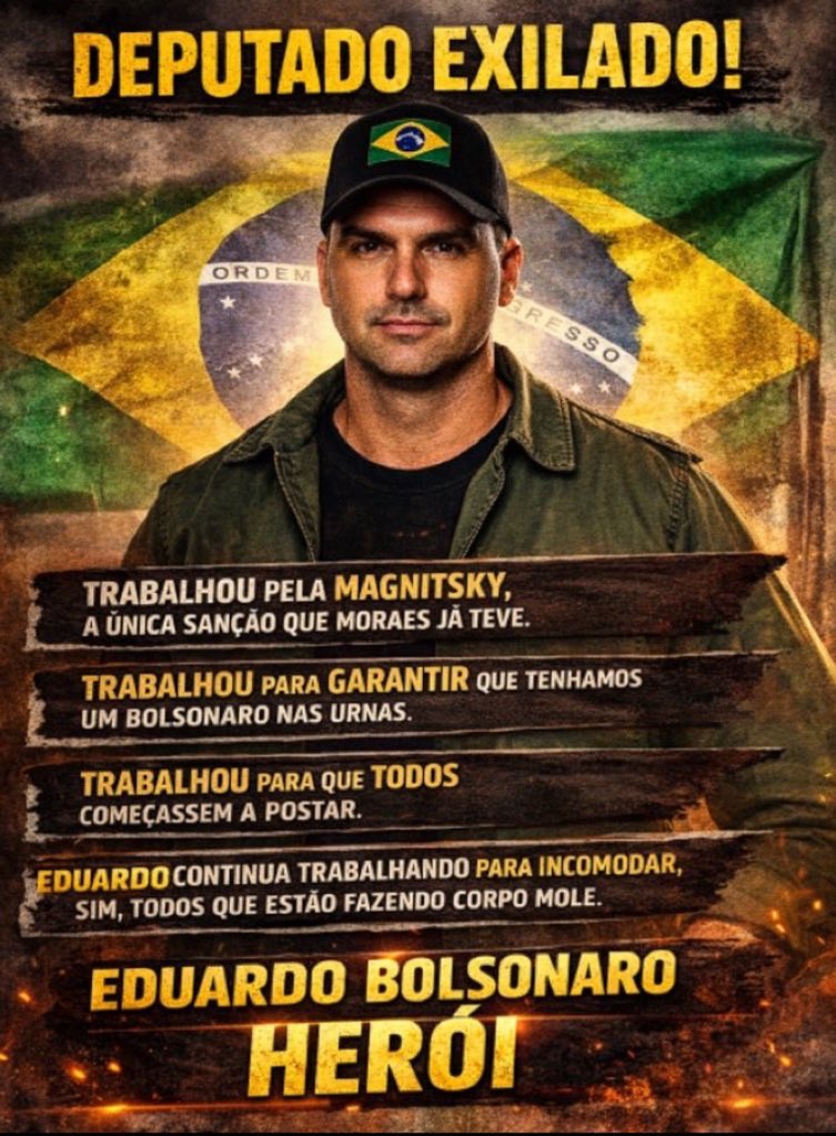 <a href="/BolsonaroSP/">Eduardo Bolsonaro🇧🇷</a> Muito obrigado campeão 🤝🇧🇷estamos juntos🤝🇧🇷