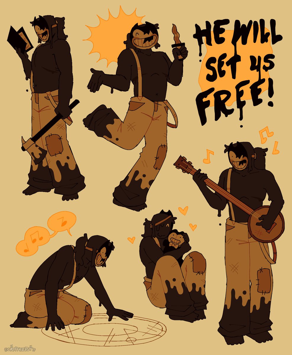 croffeepot's tweet image. happy 414 to the best guy ever #croffeepot #batim #bendy #batdr