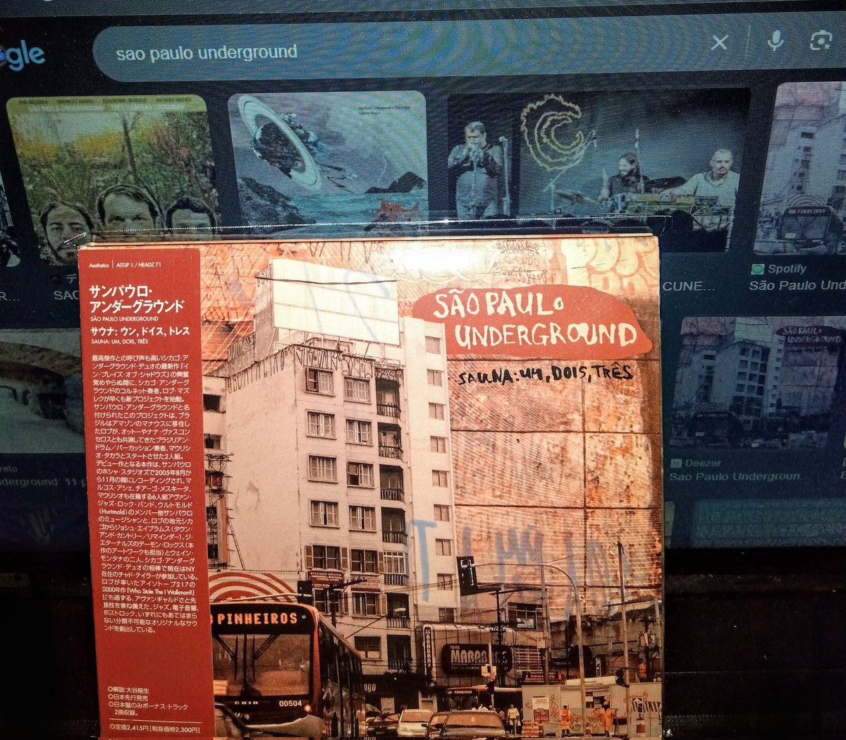 mellozaemon's tweet image. #SãoPauloUnderground🇧🇷 #FreeJazz #Dub
Sauna: Um, Dois, Três('06)1st
ローガン(老眼)大統領殺しの帯解説