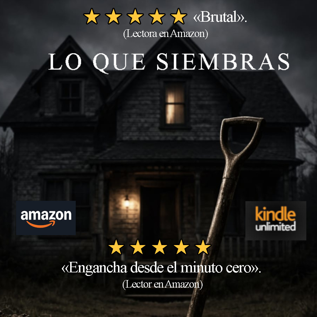 arbarrios20's tweet image. «Tenía dudas, pero acepté el trabajo. Estaba en un pozo, sólo intentaba recuperar mi vida. Ahora, aquí estoy, en uno mucho más profundo y oscuro, cara a cara con la muerte».
LO QUE SIEMBRAS  amzn.to/4cyktqa
#Ebook por 0,99€

#kindleunlimited #thriller #bookstagram #leer