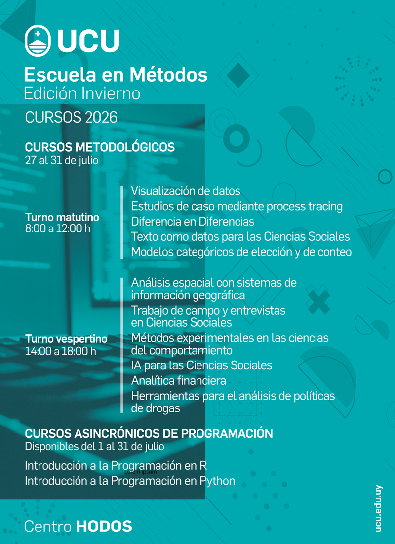 Escuela en Métodos tweet media
