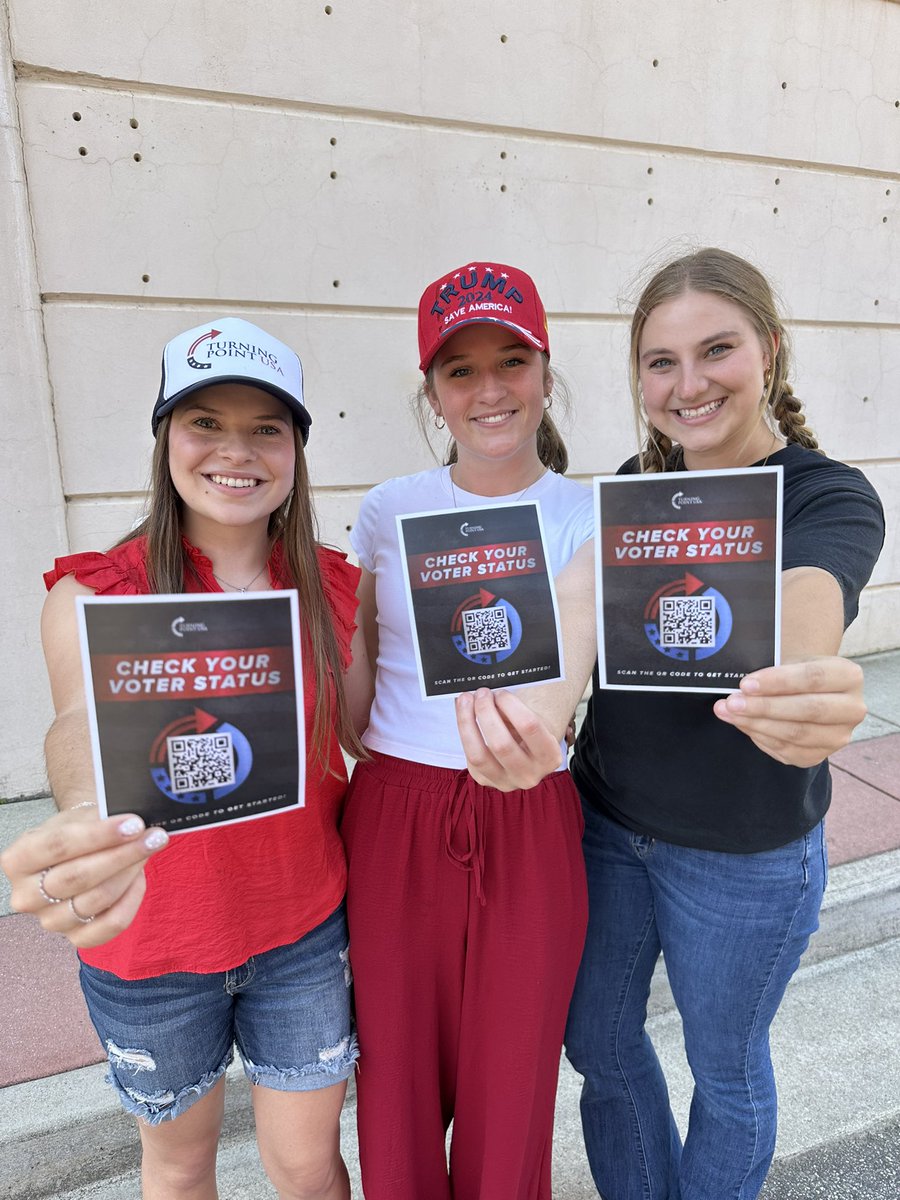 Are you ready to vote in the midterm elections? 

Outside of UGA, Club America is helping students and community members register to vote and check their voter status✅

Check your voter status at the link below:
clubamerica.com/pledge

<a href="/tpusastudents/">TPUSA Students</a>