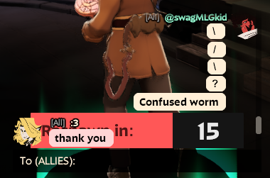 swagMLGkid's tweet image. Accidentally put a \ in chat #saved