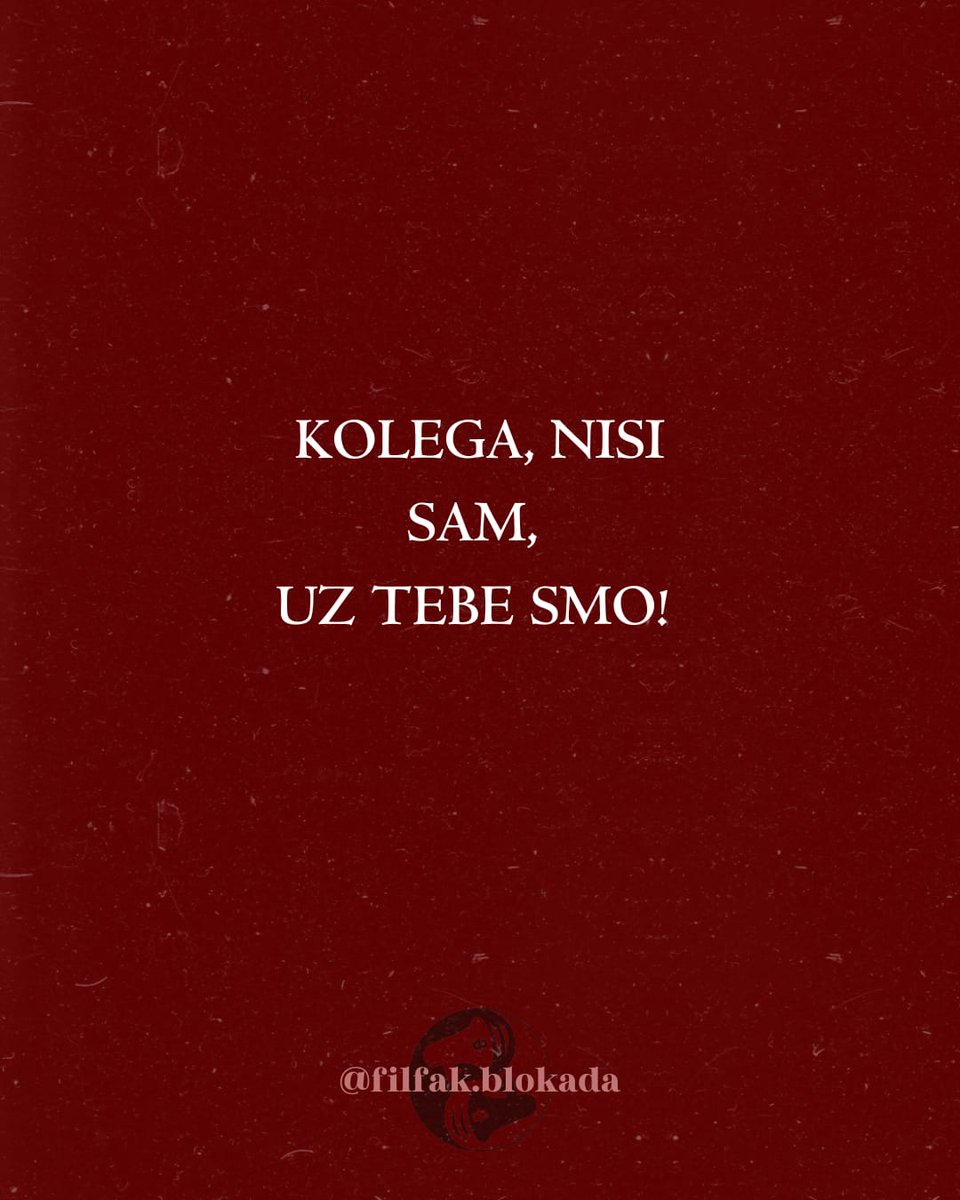 Blokada Filozofskog fakulteta u Nišu tweet media