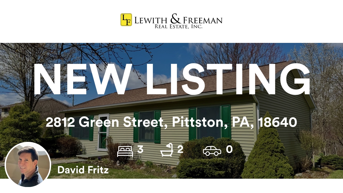 🛌 3 🛀 2
📍 2812 Green Street, Pittston, PA, 18640

Our agent’s latest listing on RateMyAgent
(PA) RS329461
rma.reviews/3prpxgr1rvhr

...
#ratemyagent #realestate