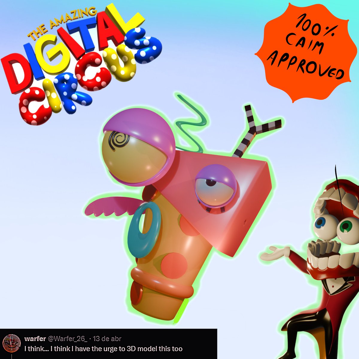 Maginhodtoca's tweet photo. What name would you give him?

I remade your jar :3 @chillest_felix 

Please follow me :3

@glitch_prod 

https://t.co/z1cBZuWVjW

#zooble #TADC https://t.co/iZ6theRXiP