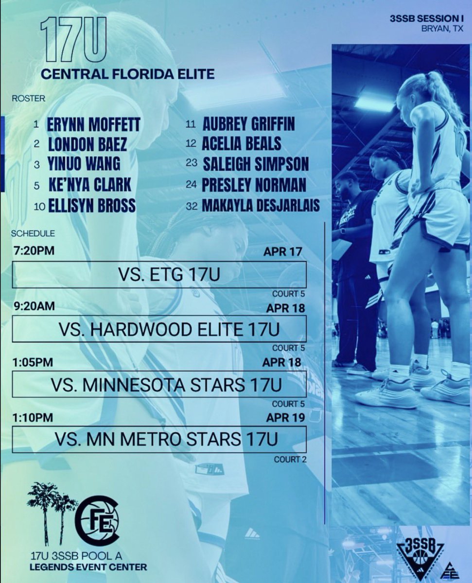 elliebross's tweet photo. Here is my schedule for Live Period. Hope to see you at 3SSB Session 1 in Bryan, Texas! 

@CFECoachO_32 @coach_bianchi https://t.co/XYCcUCRjxp