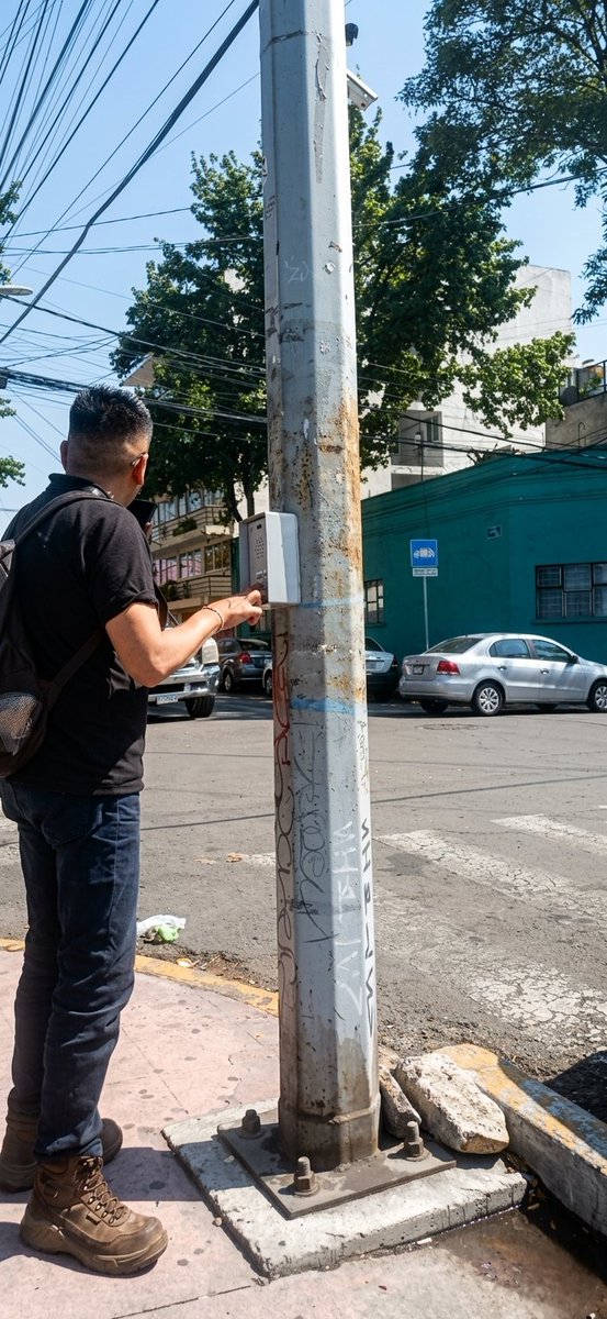 BlindarMH's tweet photo. Esta mañana el personal de la #CSCMH acudió a las colonias Ampliacion Popo y Observatorio de la @AlcaldiaMHmx , para verificar el correcto funcionamiento de las cámaras de vigilancia de la demarcación.
@mauriciotabe
@GomezZalce
#BlindarMH 🛡️ https://t.co/GfNozCYdoC