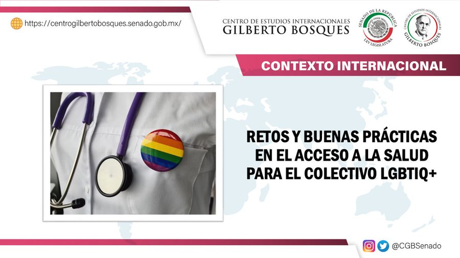 CGBSenado's tweet image. Compartimos análisis sobre los desafíos que afronta la comunidad #LGBTIQ+🏳️‍🌈, en materia de acceso a la salud, así como ejemplos de buenas prácticas en México:
centrogilbertobosques.senado.gob.mx/analisisinvest…