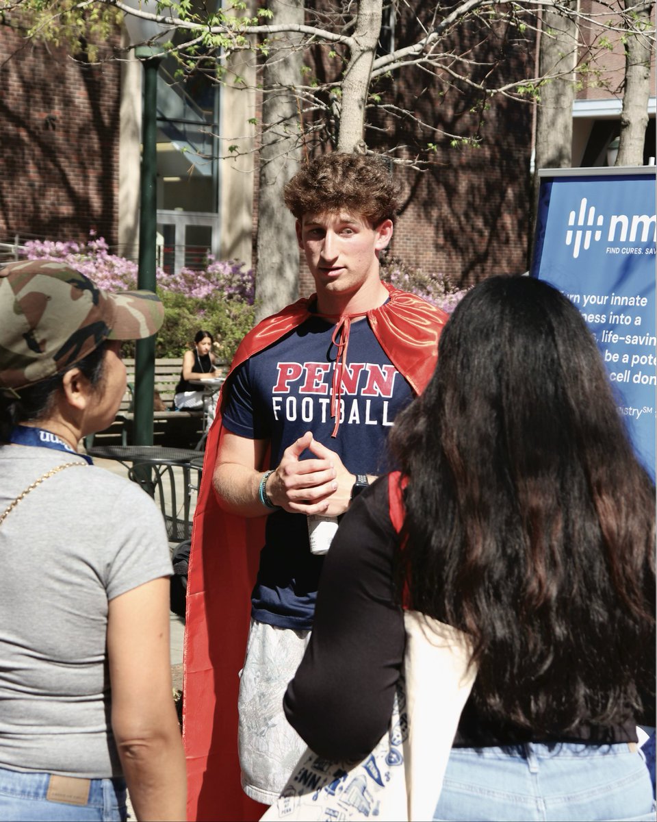 PennFB's tweet image. Beautiful day to #SaveALife!

Thanks to everyone who came out on campus today and supported our 18th annual @nmdp_org Get in the Game Bone Marrow Drive! We can’t fight this fight without you!

#FightOnPenn #1Team1HEARTbeat
