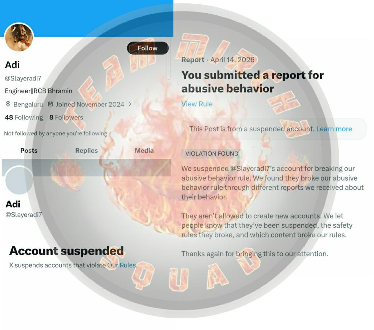 𝓣𝓮𝓪𝓶 𝓜𝓲𝓻𝓬𝓱𝓪 𝓢𝓺𝓾𝓪𝓭 tweet media