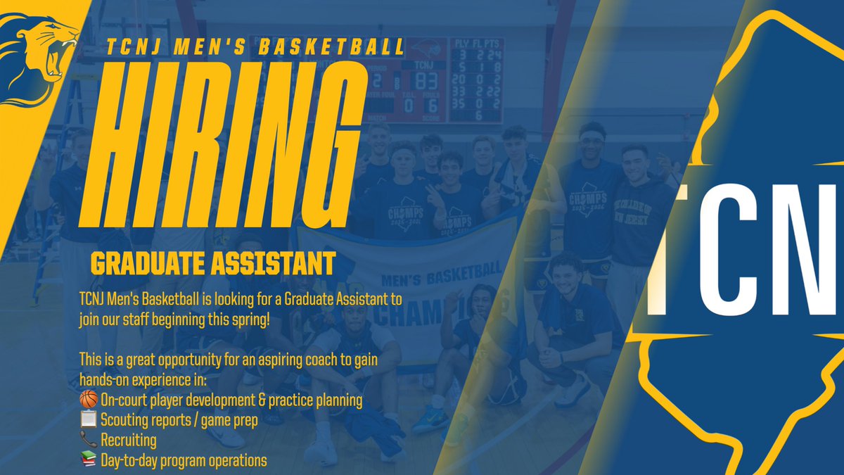 TCNJ Men’s Basketball tweet media
