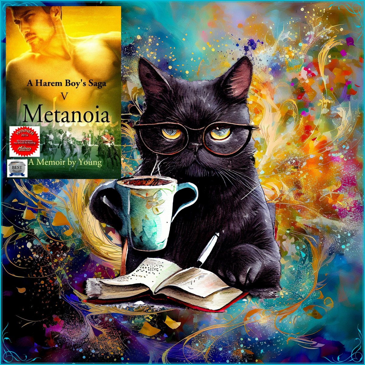 BernardFoo85867's tweet image. METANOIA amazon.com/dp/B07JM3WBCF
is the final volume of a #lovestory between a young man and his chaperone while maneuvering through the mine-fields of a Middle Eastern harem in the mid-1960s.
#LGBTQ #readerscommunity