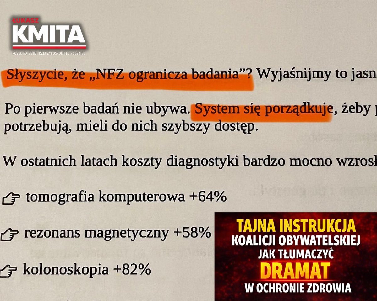 Łukasz Kmita tweet media