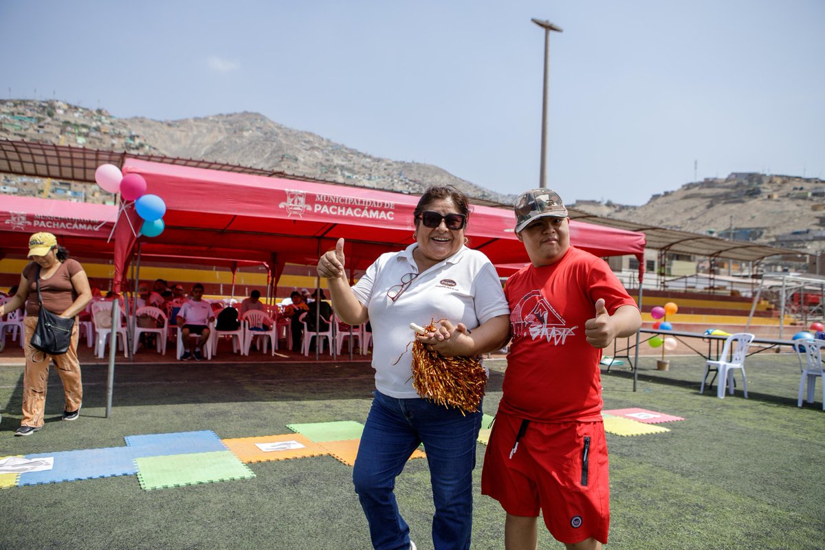 Midis_CONTIGO's tweet photo. #Pachacamac | En el sector Huertos de Manchay, desarrollamos “Explorando Contigo 2026”, una jornada de talleres de psicomotricidad al aire libre donde usuarios y cuidadores vivieron una experiencia llena de movimiento, juego y aprendizaje. https://t.co/YGc78h4Egi