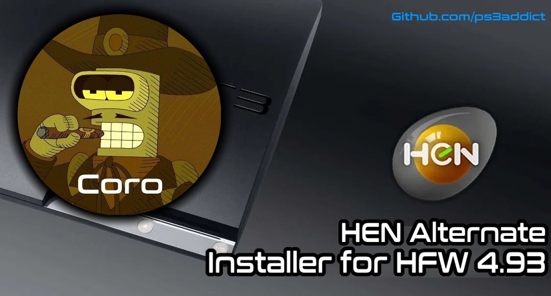 ⭐️PS3 HEN Alternate Installer for HFW 4.93 released

🔹Add HFW 4.93 support and update HEN to 3.5.0 version

🌐ps3addict.github.io/alternate/
📥psx-place.com/threads/hen-al…