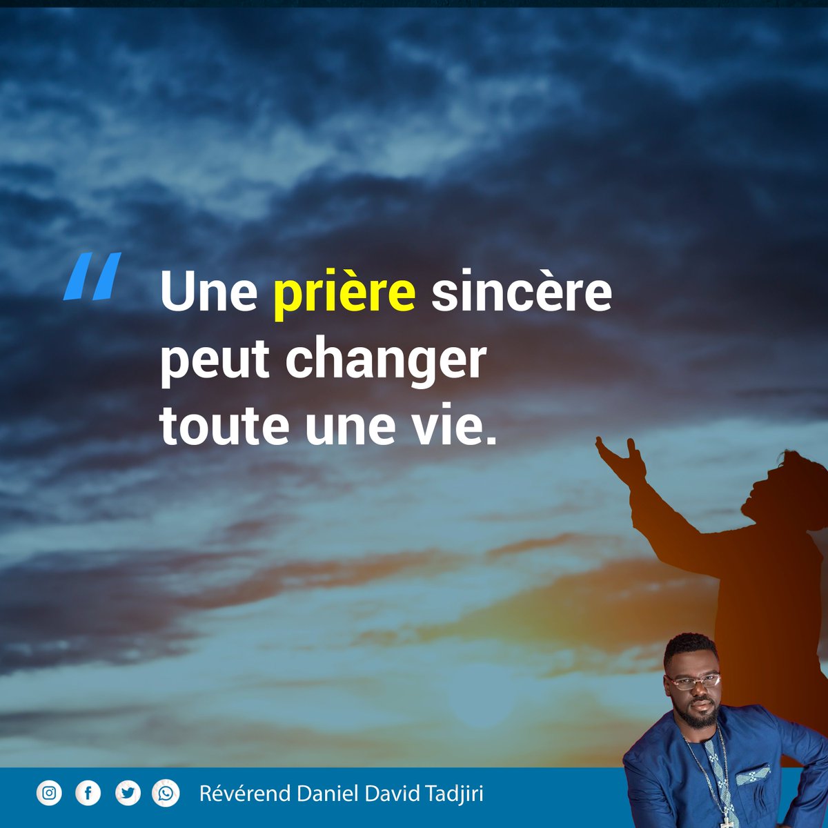 DanTadjiriidn's tweet image. Si tu crois, écris AMEN. 

Révérend Daniel David Tadjiri 
#priere #foi #Dieu #motivation
