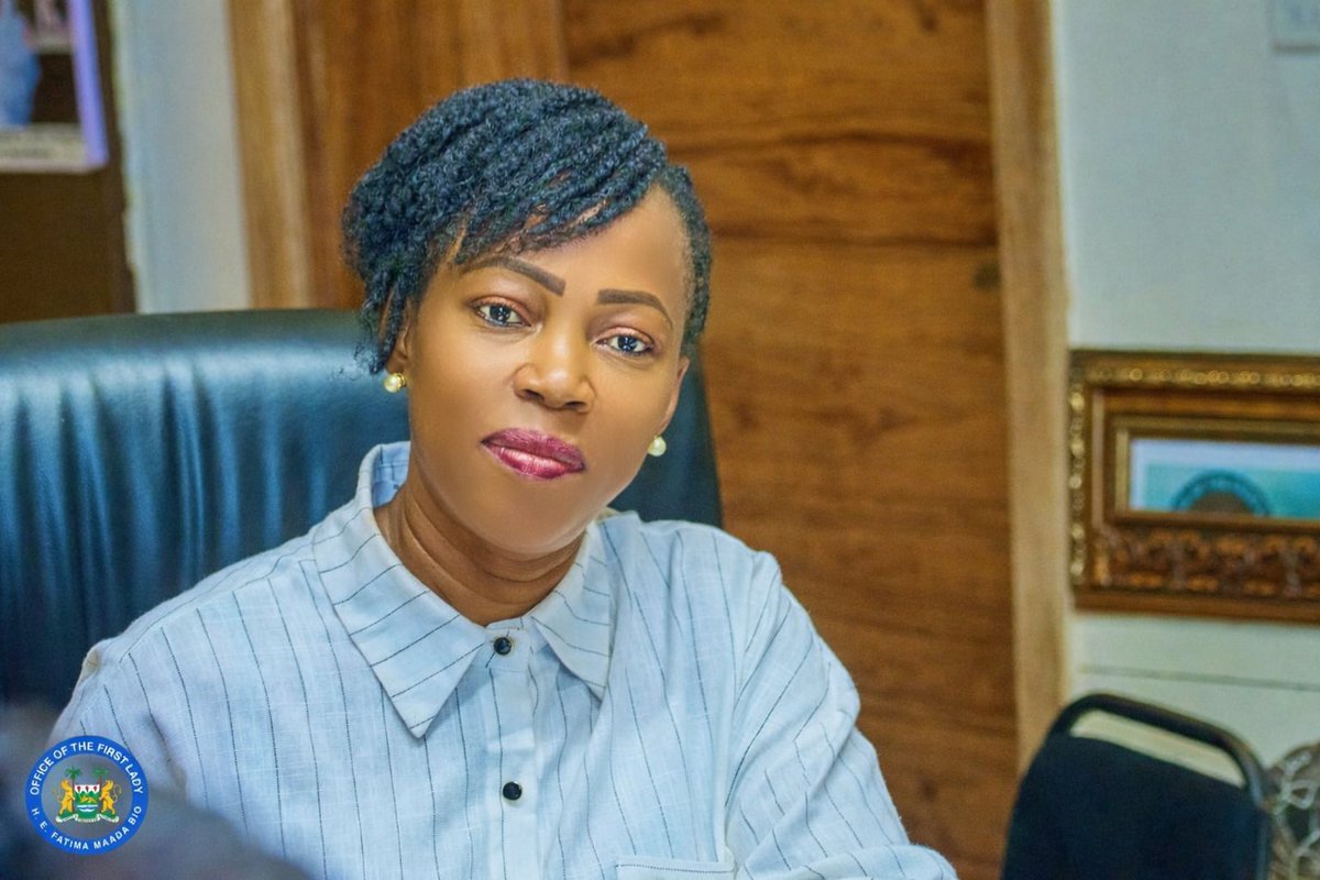 H. E.  Fatima Maada Bio tweet media