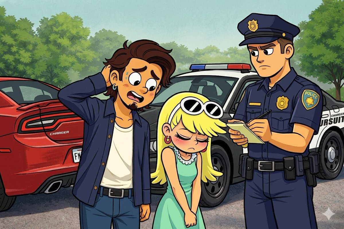 Y al final terminaron multando a Eddie, Lenin claramente se ve avergonzada ya que fue por ella que terminaron multando a Eddie.

#TheLoudHouse #TLH #LeniLoud #Leni #Loud #OC #EddieGuerrero